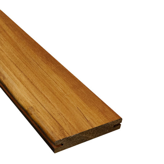 1 x 4 +Plus® Teak Wood Pre-Grooved Decking (21mm x 4) (Select Grade)