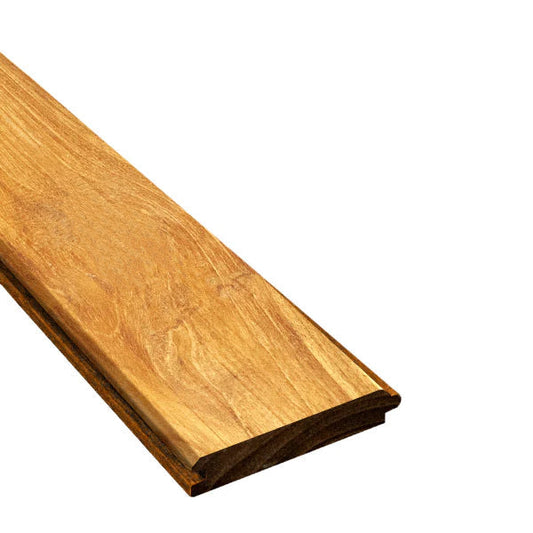 1 x 4 +Plus® Teak Wood 60° V-Joint (Select Grade)