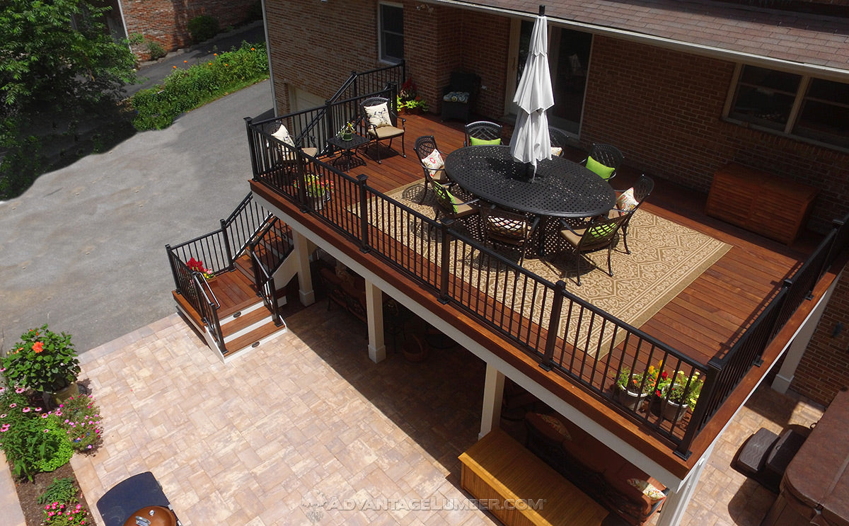 1 x 6 Kiln-Dried Ipe Wood Decking Shorts