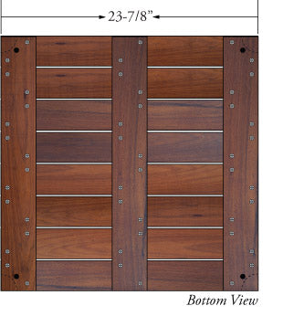 24x24 Ipe Advantage Deck Tile® Kit