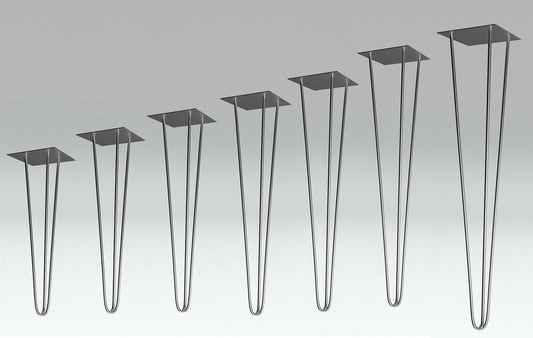 3 Pin Stainless Steel Hairpin Table Leg