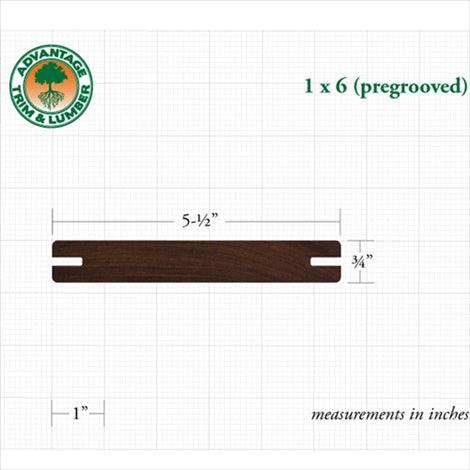 1x6 Ipe Pre-Grooved Deck Surface Kit