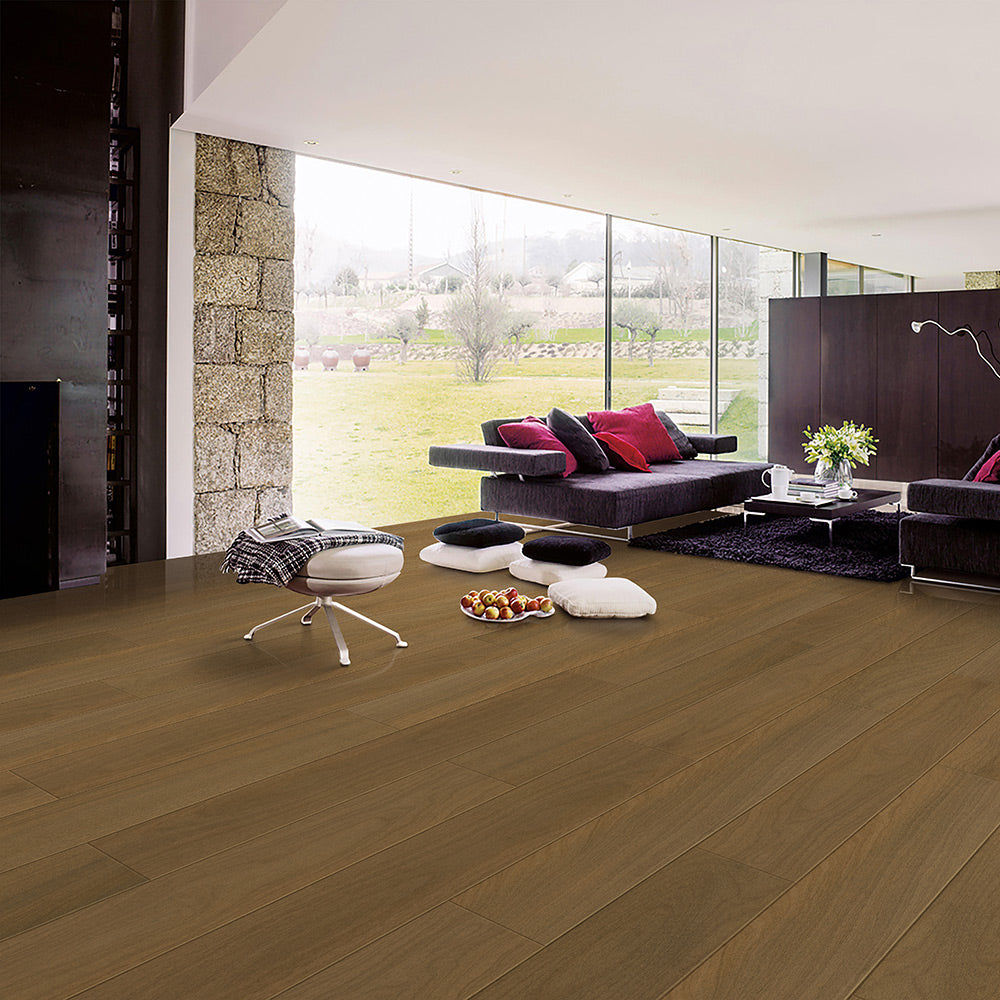 Brazilian Oak (Tauari) Monaco Engineered Flooring 7.75″ Prefinished Matte Wire-Brushed, $7.56/sqft