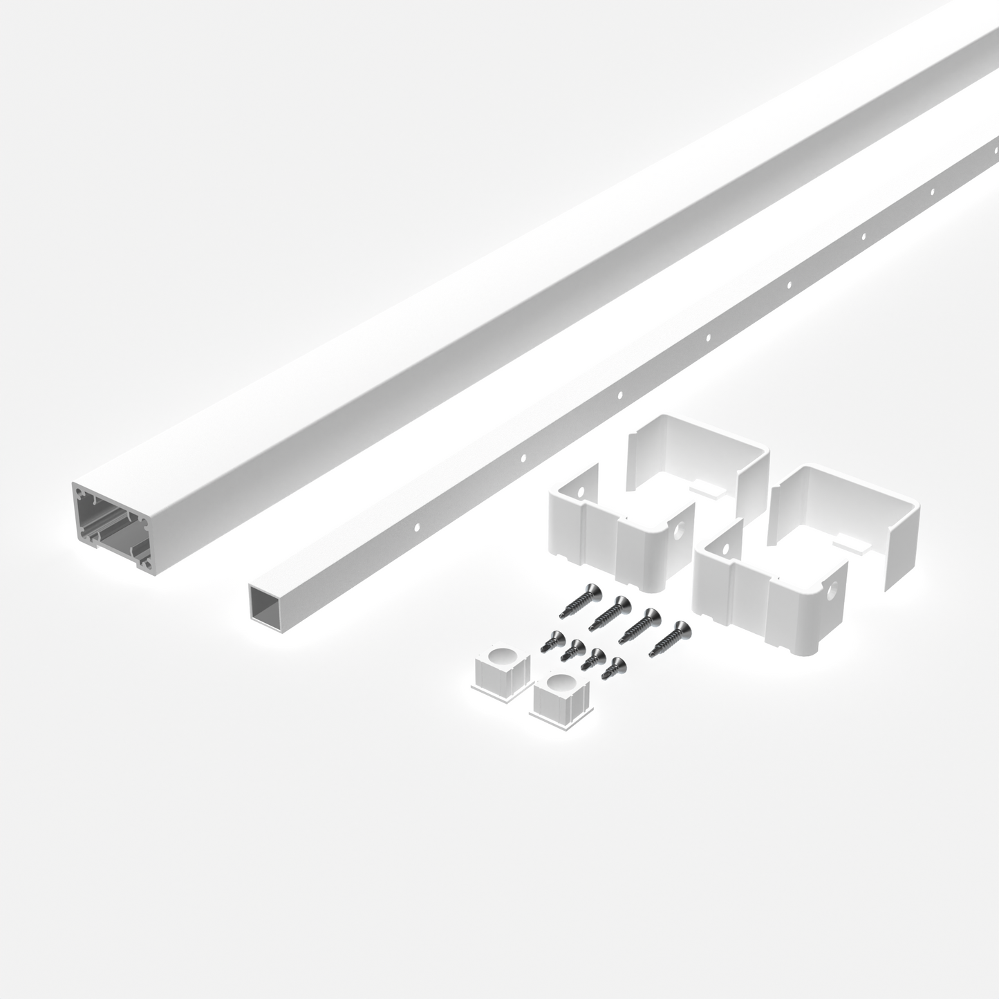Deckorators® Aluminum Contemporary Cable Railing Rectangular Top Rail