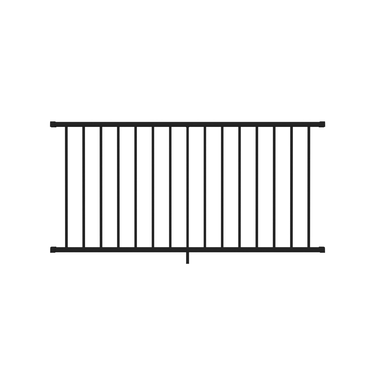 Deckorators® Aluminum Rapid Rail Kit with Square Balusters