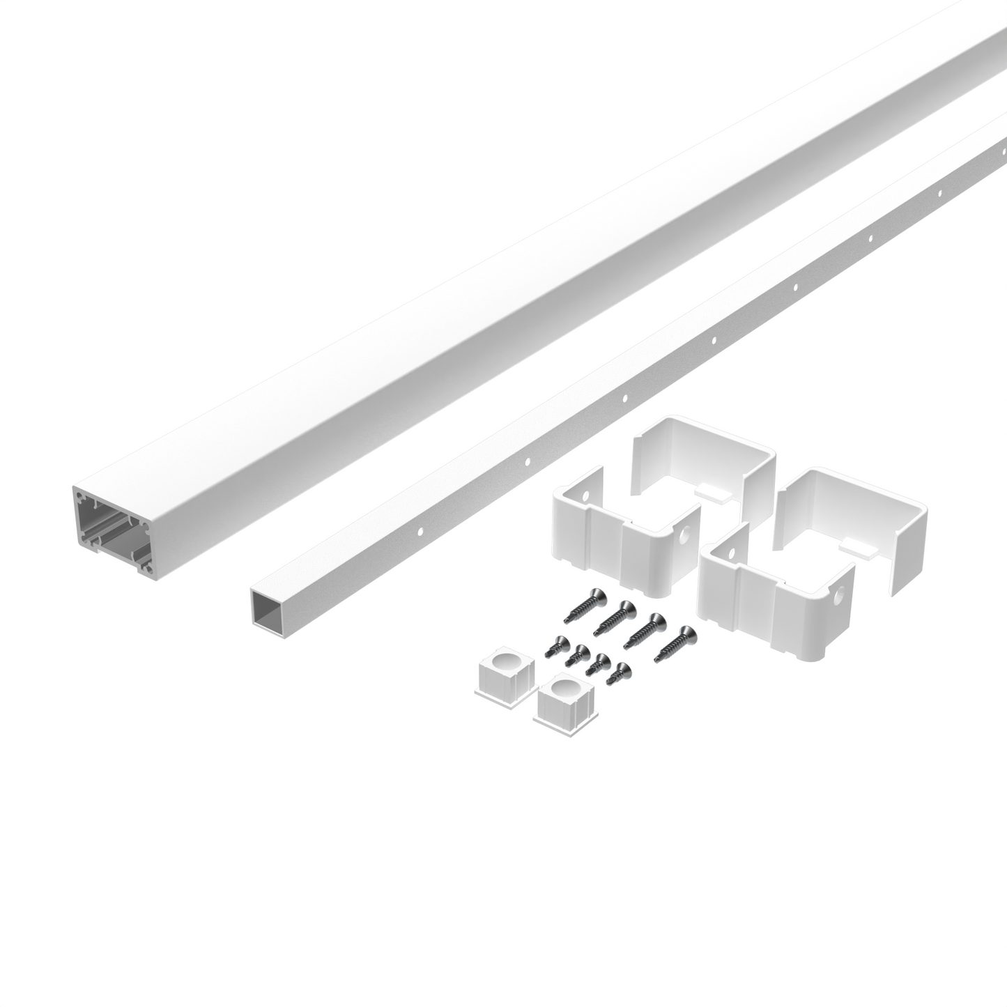 Deckorators® Aluminum Contemporary Cable Railing Rectangular Top Rail
