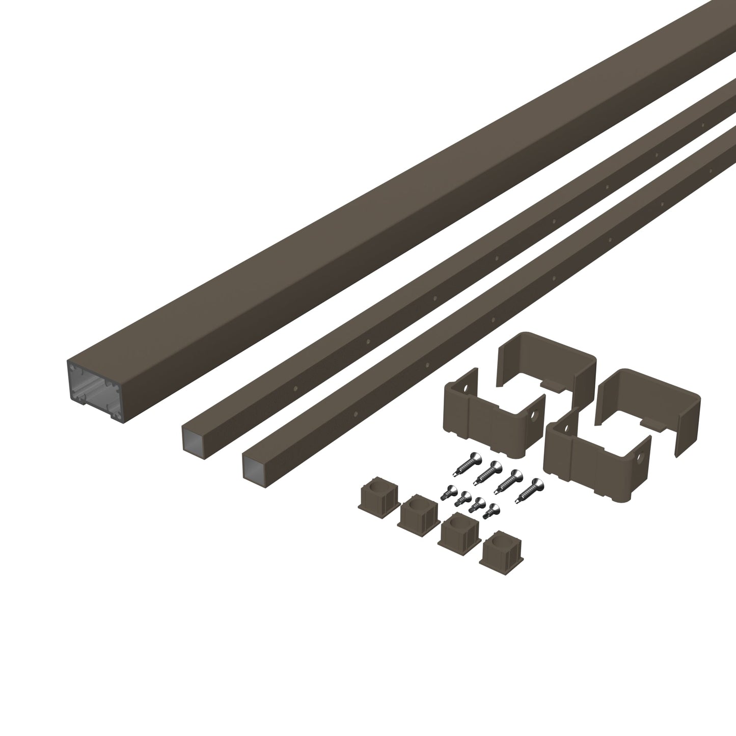 Deckorators® Aluminum Contemporary Cable Railing Rectangular Top Rail