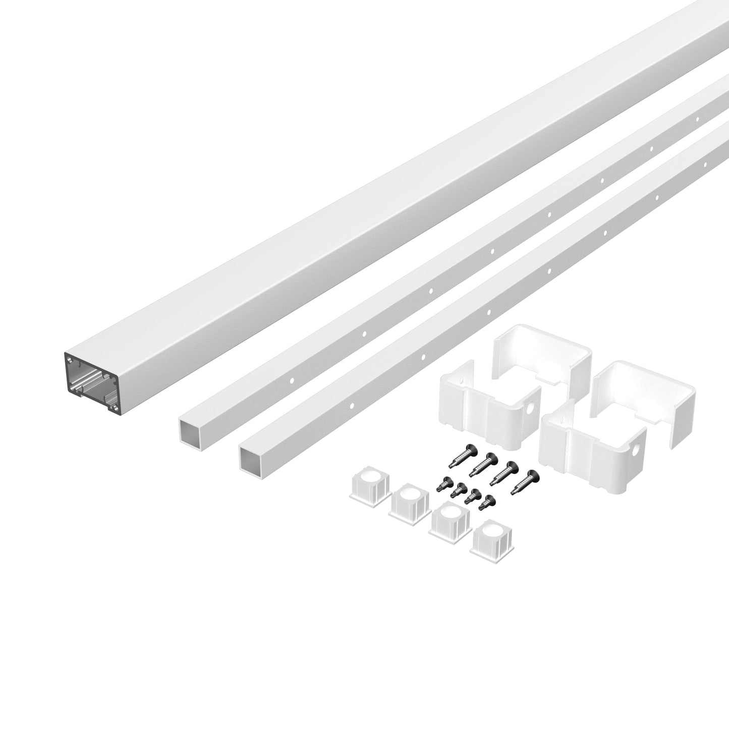 Deckorators® Aluminum Contemporary Cable Railing Rectangular Top Rail
