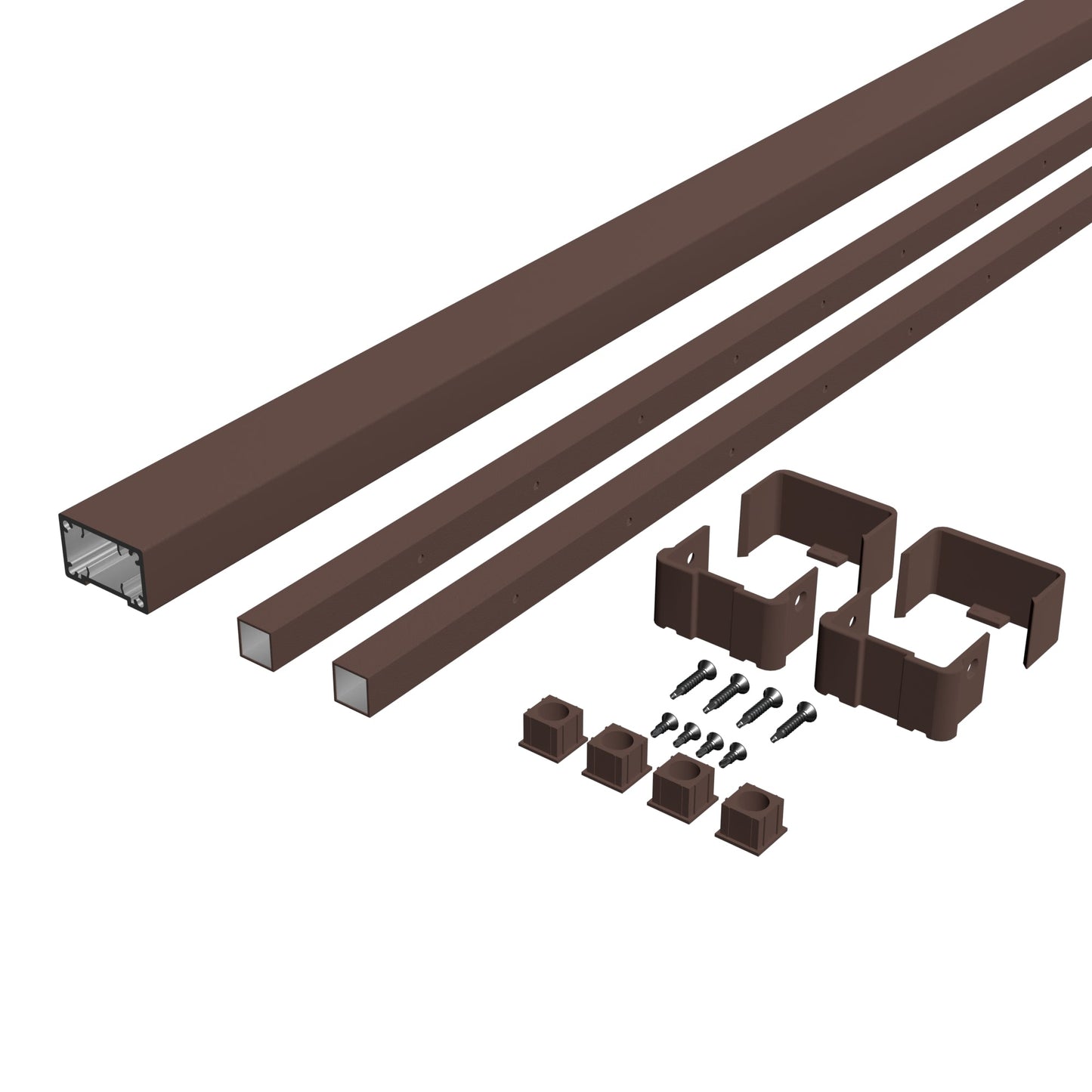 Deckorators® Aluminum Contemporary Cable Railing Rectangular Top Rail