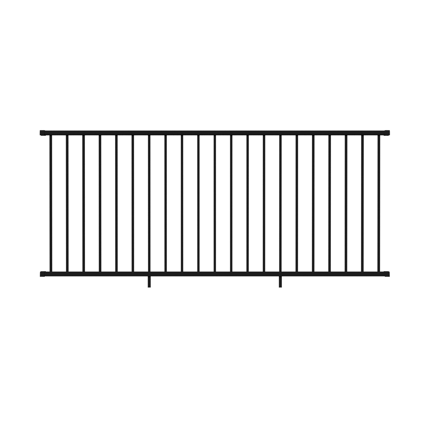 Deckorators® Aluminum Rapid Rail Kit with Square Balusters
