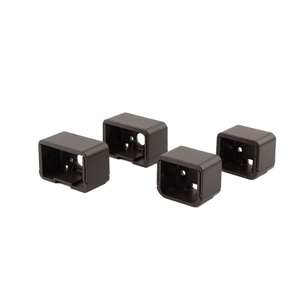 Deckorators® Aluminum Contemporary Top and Bottom Rail Brackets