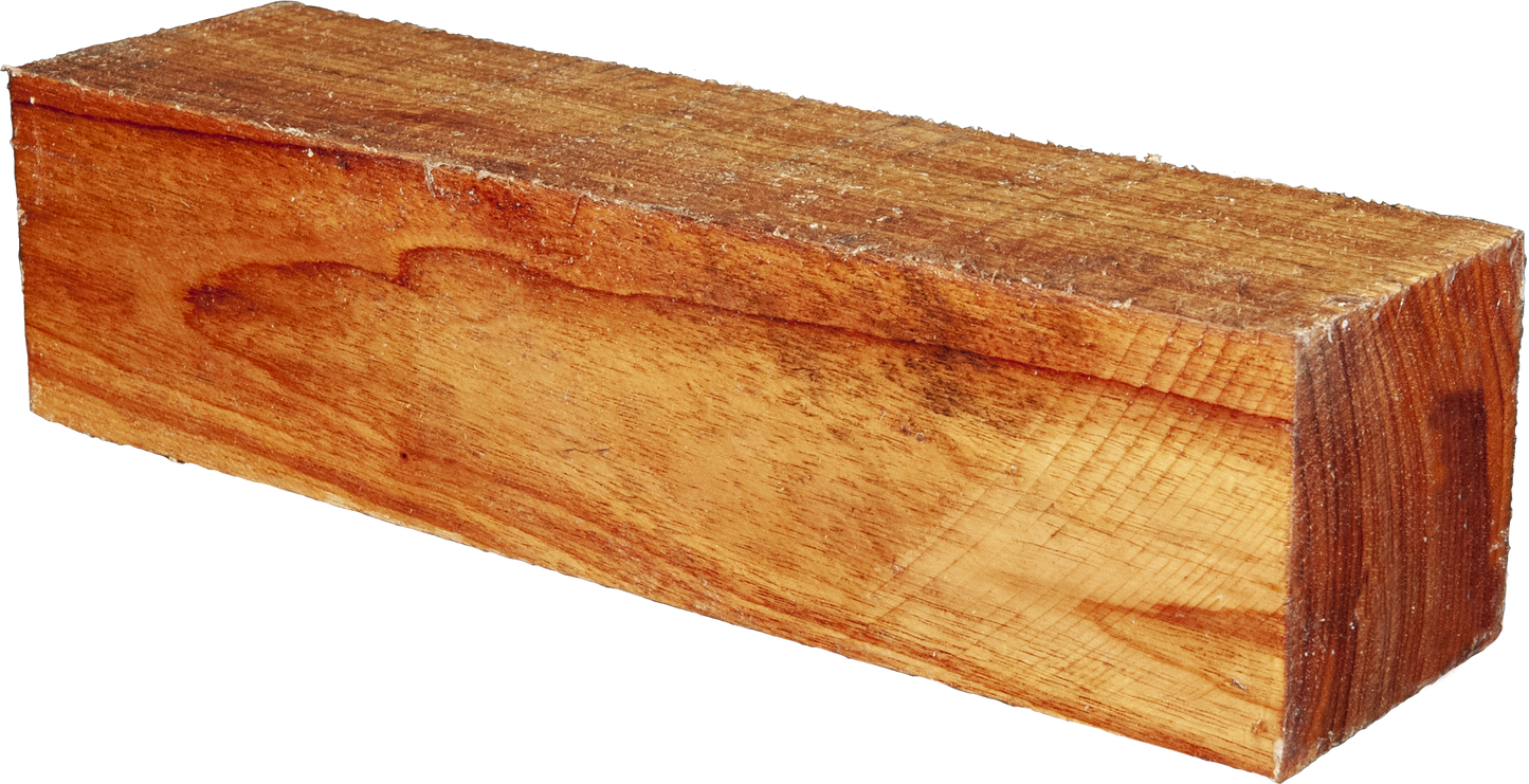 3″ x 3″ x 12″ Macacauba (Red Canary) Turning Blank