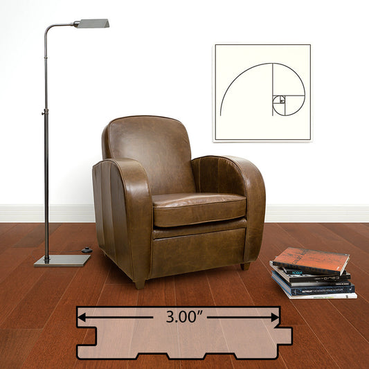 Santos Mahogany (Cabreuva) Solid Flooring 3″ Prefinished Satin, $11.29/sqft