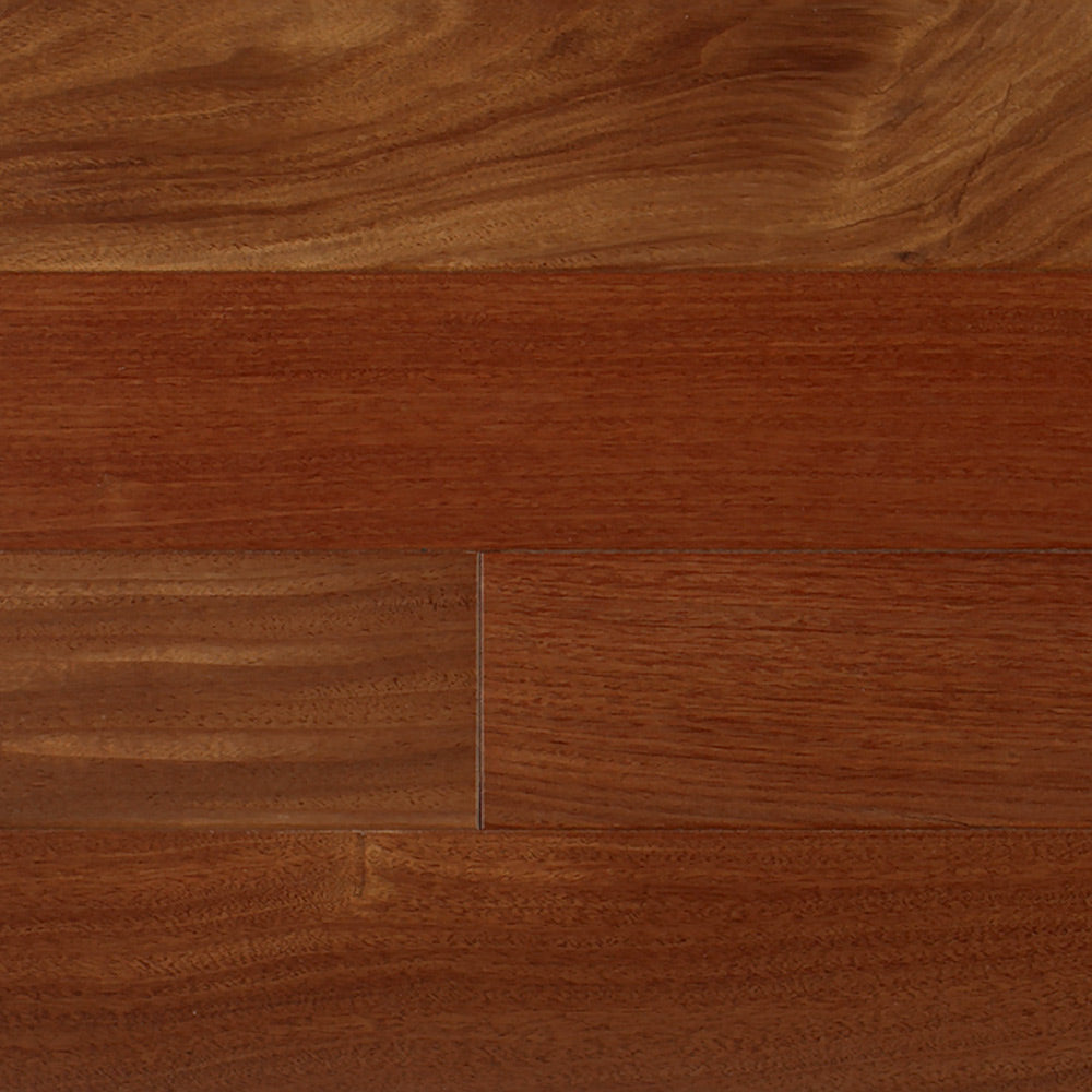 Santos Mahogany (Cabreuva) Solid Flooring 5″ Prefinished Satin, $8.89/sqft