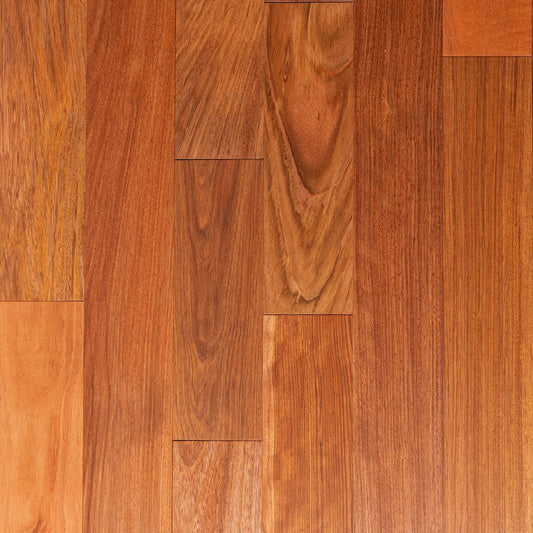 Brazilian Cherry (Jatoba) Solid Flooring 0.75″ x 5″ Prefinished Satin, $5.67/sqft - Ipe Depot