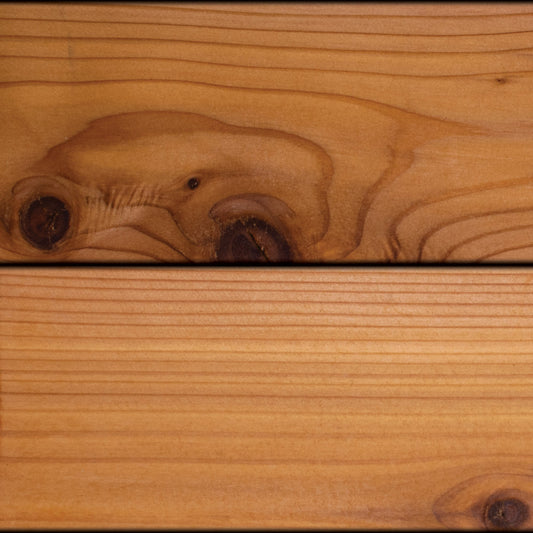 1x12 Western Red Cedar - Select Knotty (STK) Appearance Grade - S1S2E/KD