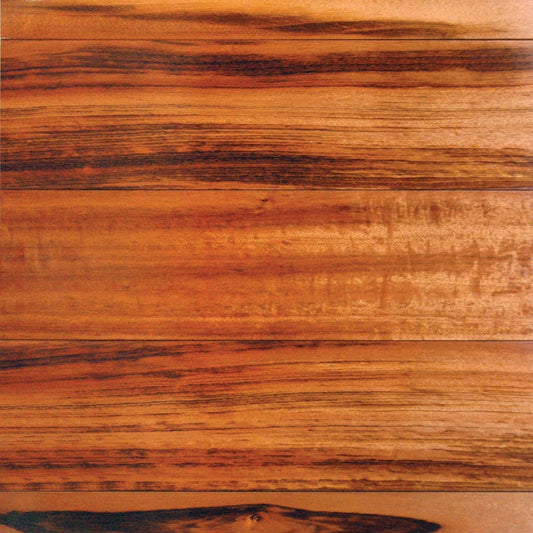 Tigerwood (Goncalo Alves, Muiracatiara, Brazilian Koa) Solid Flooring 0.75″ x 3.25″ Unfinished, $6.24/sqft - Ipe Depot