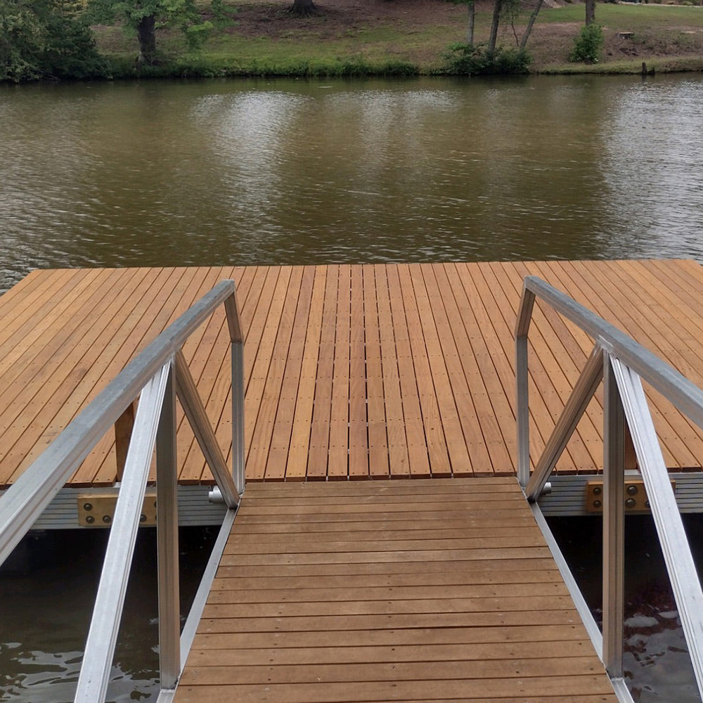5/4x4 Garapa Pre-Grooved 6'-18' Deck Surface Kit