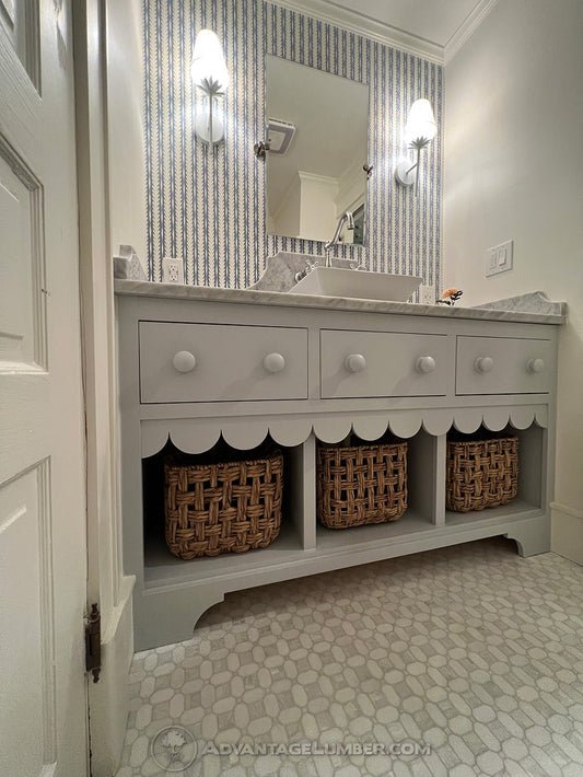 S4S 1x6 Primed Poplar Board (Solid)