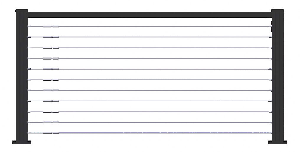 Trex Signature® X-Series™ Cable Rail Kit (Horizontal)