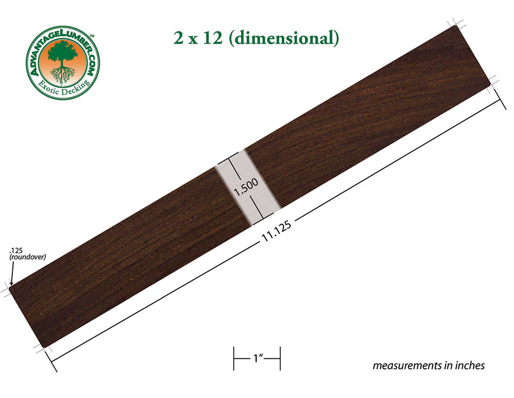 2 x 12 Ipe Wood