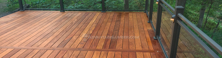 Pregooved Cumaru Decking