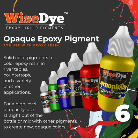 WiseDye - 6 Pack - Opaque Epoxy Pigment