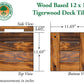 Tigerwood Advantage Deck Tiles® 12 x 12 - Smooth