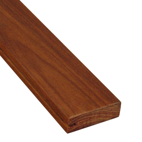 5/4 x 4 Cumaru Wood One Sided Pre-Grooved Decking