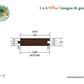 1x4 +Plus Ipe Tongue & Groove Deck Surface Kit