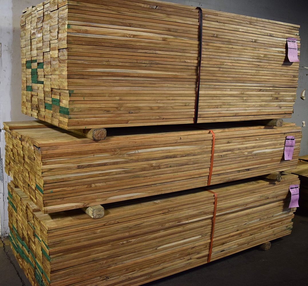 1 x 4 +Plus Teak - Plantation Wood (Character Grade)