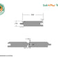 1 x 4 +Plus® Teak Wood 60° V-Joint (Select Grade)
