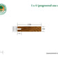 1 x 4 Teak - Plantation Wood One Sided Pre-Grooved Decking (Premium Grade)