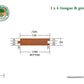 1x4 Cumaru Tongue & Groove 6'-18' Deck Surface Kit