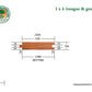 1x4 Tigerwood Tongue & Groove 6'-18' Deck Surface Kit