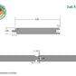 1x6 Plantation Teak 60° V-Joint Unfinished, Character Grade