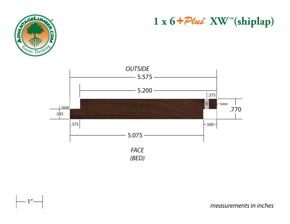 Ipe Wood Shiplap Siding