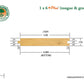 1x6 +Plus® Garapa Tongue & Groove 6'-18' Deck Surface Kit
