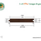 1x6 +Plus Ipe Tongue & Groove 6'-18' Deck Surface Kit