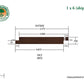 1x6 Ipe Shiplap Siding Surface Kit