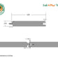 1 x 6 +Plus® Teak Wood 60° V-Joint (Select Grade)