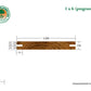 1 x 6 Teak - Plantation Pre-Grooved Decking (Select Grade)