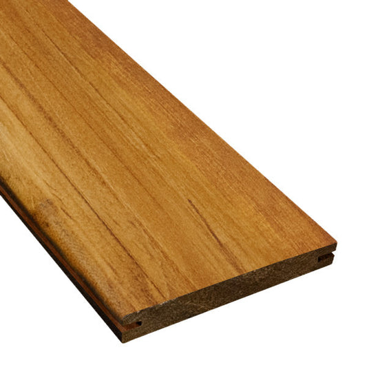 FSC® 1 x 6 Teak - Plantation Pre-Grooved Decking