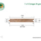 1x6 Western Red Cedar - Select Tight Knot (STK) - V-Joint T&G/KD