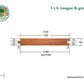 1x6 Tigerwood Tongue & Groove 6'-18' Deck Surface Kit