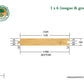 1x6 Garapa Tongue & Groove 6'-18' Deck Surface Kit
