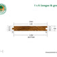 FSC® 1 x 6 Teak - Plantation Wood T&G Square-Edge Decking