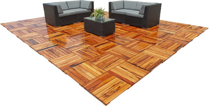 20x20 Tigerwood Advantage Deck Tile® Kit