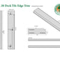 20 x 20 Advantage Deck Tile® Edge Trim - Straight
