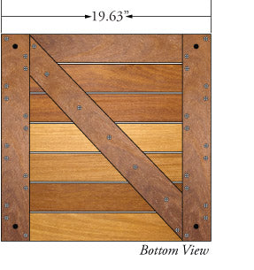 20x20 Cumaru Advantage Deck Tile® Kit